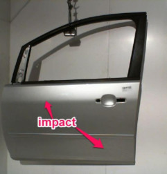 Porte avant gauche FORD C-MAX 1 Photo n°5