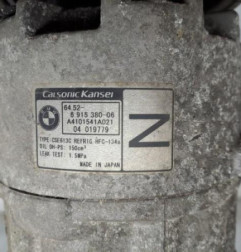 Compresseur clim BMW SERIE 1 E87 Photo n°3