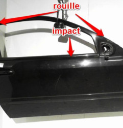 Porte avant droit MERCEDES CLASSE C 203 COUPE SPORT Photo n°8