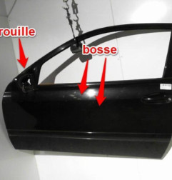 Porte avant gauche MERCEDES CLASSE C 203 COUPE SPORT Photo n°1