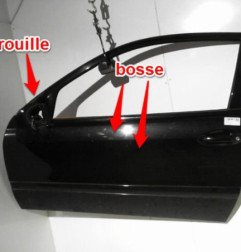 Porte avant gauche MERCEDES CLASSE C 203 COUPE SPORT Photo n°5