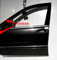 Porte avant gauche MERCEDES CLASSE S 220 Photo n°4