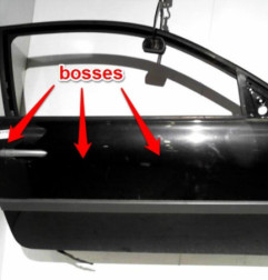 Porte avant droit RENAULT MEGANE 2 Photo n°4