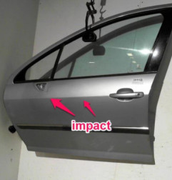 Porte avant gauche PEUGEOT 407 Photo n°4