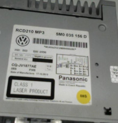 Autoradio d'origine VOLKSWAGEN POLO 5 Photo n°3