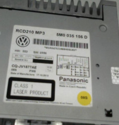 Autoradio d'origine VOLKSWAGEN POLO 5 Photo n°6