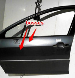 Porte avant gauche PEUGEOT 407 Photo n°1