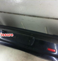 Pare choc arriere PEUGEOT 607 Photo n°1