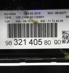 Compteur CITROEN C3 3 SOCIETE Photo n°3