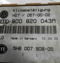 Commande chauffage AUDI A4 1 Photo n°3