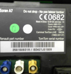 Afficheur RENAULT MEGANE 3 Photo n°3