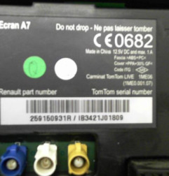 Afficheur RENAULT MEGANE 3 Photo n°6