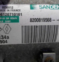 Compresseur clim RENAULT CLIO 3 Photo n°3