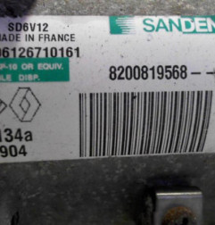 Compresseur clim RENAULT CLIO 3 Photo n°6