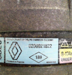 Compresseur clim RENAULT LAGUNA 2 Photo n°3
