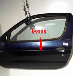 Porte avant gauche RENAULT MEGANE 1 Photo n°4