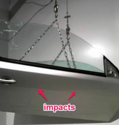 Porte avant droit RENAULT MEGANE 2 Photo n°1