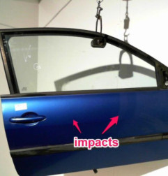 Porte avant droit RENAULT MEGANE 2 Photo n°4