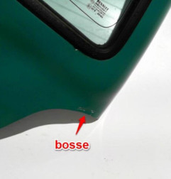 Malle/Hayon arriere RENAULT TWINGO 1 Photo n°4