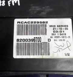 Compteur RENAULT MEGANE 2 Photo n°3