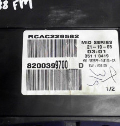 Compteur RENAULT MEGANE 2 Photo n°6