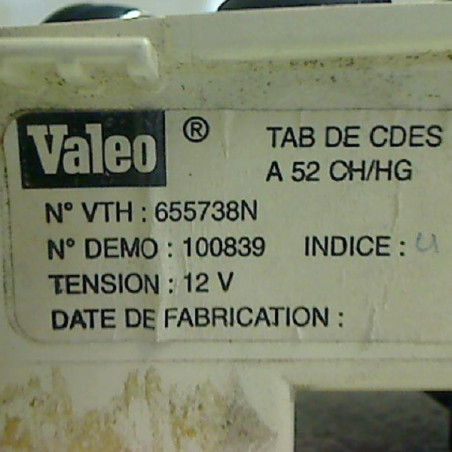 Commande chauffage RENAULT MEGANE 1