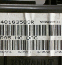 Compteur RENAULT SCENIC 3 Photo n°6