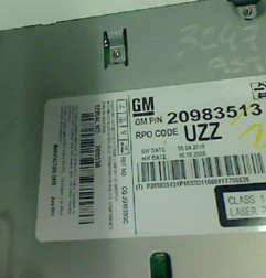 Autoradio d'origine OPEL ASTRA J SPORTS