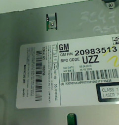 Autoradio d'origine OPEL ASTRA J SPORTS Photo n°5