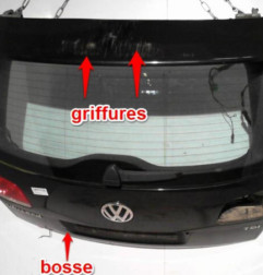 Malle/Hayon arriere VOLKSWAGEN TOUAREG 1 Photo n°4