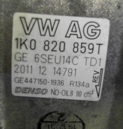 Compresseur clim VOLKSWAGEN GOLF 6