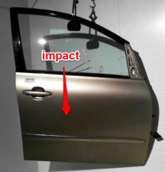 Porte avant droit TOYOTA AVENSIS VERSO Photo n°1