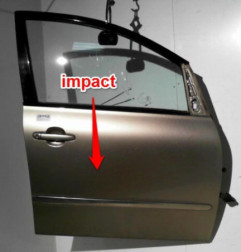 Porte avant droit TOYOTA AVENSIS VERSO Photo n°4