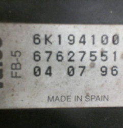 Optique avant principal gauche (feux)(phare) SEAT CORDOBA 1 Photo n°6