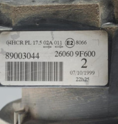 Optique avant principal gauche (feux)(phare) NISSAN PRIMERA 2 Photo n°4