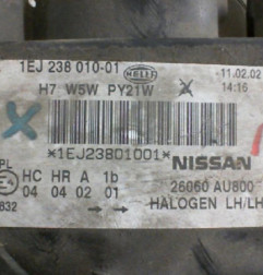 Optique avant principal gauche (feux)(phare) NISSAN PRIMERA 3 Photo n°6