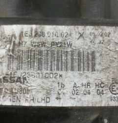 Optique avant principal droit (feux)(phare) NISSAN PRIMERA 3 Photo n°7