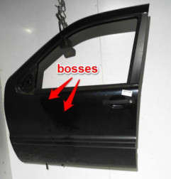 Porte avant gauche MERCEDES CLASSE M 163 Photo n°4