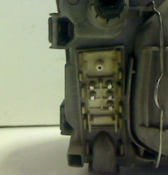 Optique avant principal gauche (feux)(phare) MERCEDES CLASSE C 202 Photo n°3