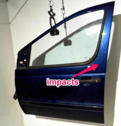 Porte avant gauche MERCEDES VANEO 414 Photo n°4