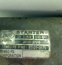 Demarreur KIA CARENS 2 Photo n°5