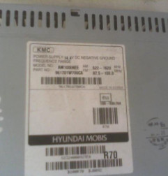 Autoradio d'origine KIA RIO 3 Photo n°1