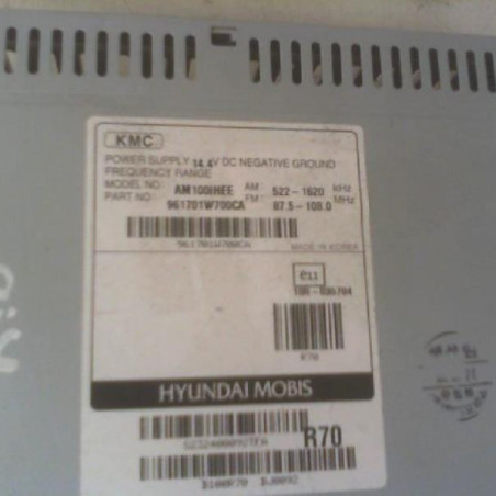 Autoradio d'origine KIA RIO 3 Photo n°1