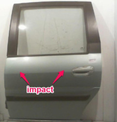 Porte arriere gauche HYUNDAI MATRIX Photo n°4