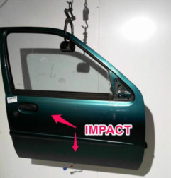 Porte avant droit FORD FIESTA 4 Photo n°4