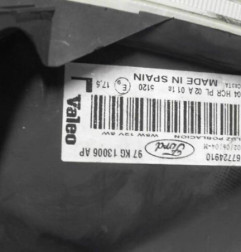 Optique avant principal gauche (feux)(phare) FORD KA 1 Photo n°3