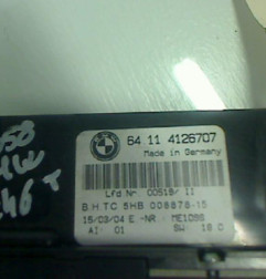 Commande chauffage BMW SERIE 3 E46