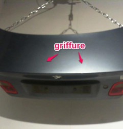 Malle/Hayon arriere BMW SERIE 3 E46 Photo n°1