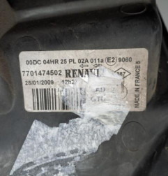 Optique avant principal gauche (feux)(phare) RENAULT LAGUNA 2 Photo n°6