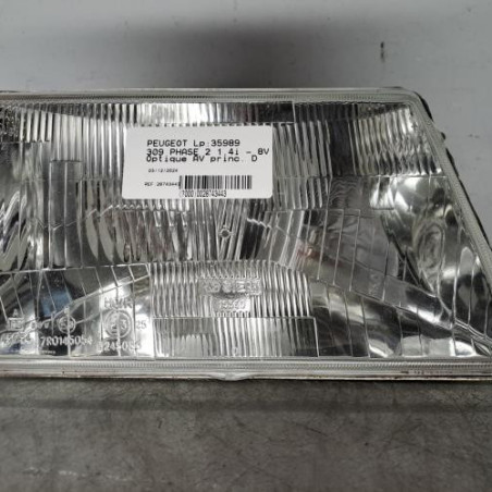 Optique avant principal droit (feux)(phare) PEUGEOT 309 Photo n°1